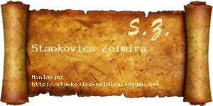 Stankovics Zelmira névjegykártya